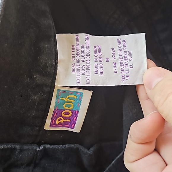 Vintage Winnie the Pooh girls size 16 velvet skirt ๐ ๐ - Picture 5 of 6